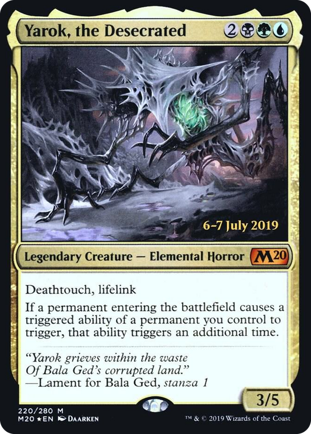 0220 Yarok, the Desecrated M Prerelease Cards