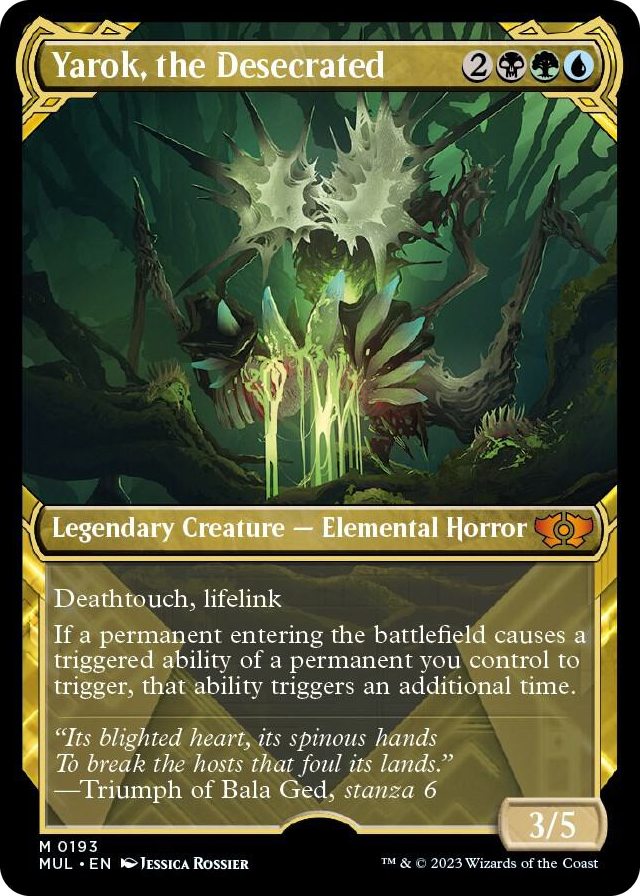 0193 Yarok, the Desecrated (Halo Foil) M March of the Machine: Multiverse Legends