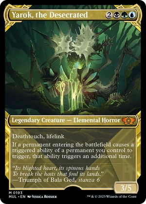 0193 Yarok, the Desecrated (Halo Foil) M March of the Machine: Multiverse Legends