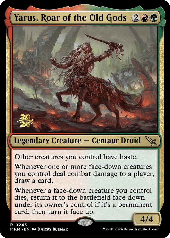 Yarus, Roar of the Old Gods #245 R - Prerelease Cards Pokemon card