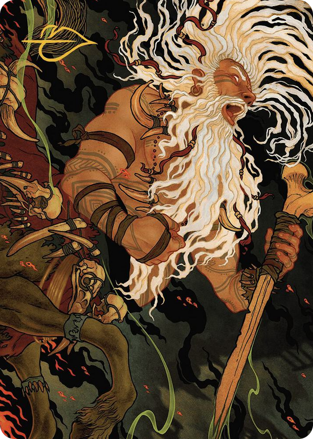 0046 Yarus, Roar of the Old Gods Art Card (46/49) (Gold-Stamped Signature) S Art Series: Murders at Karlov Manor