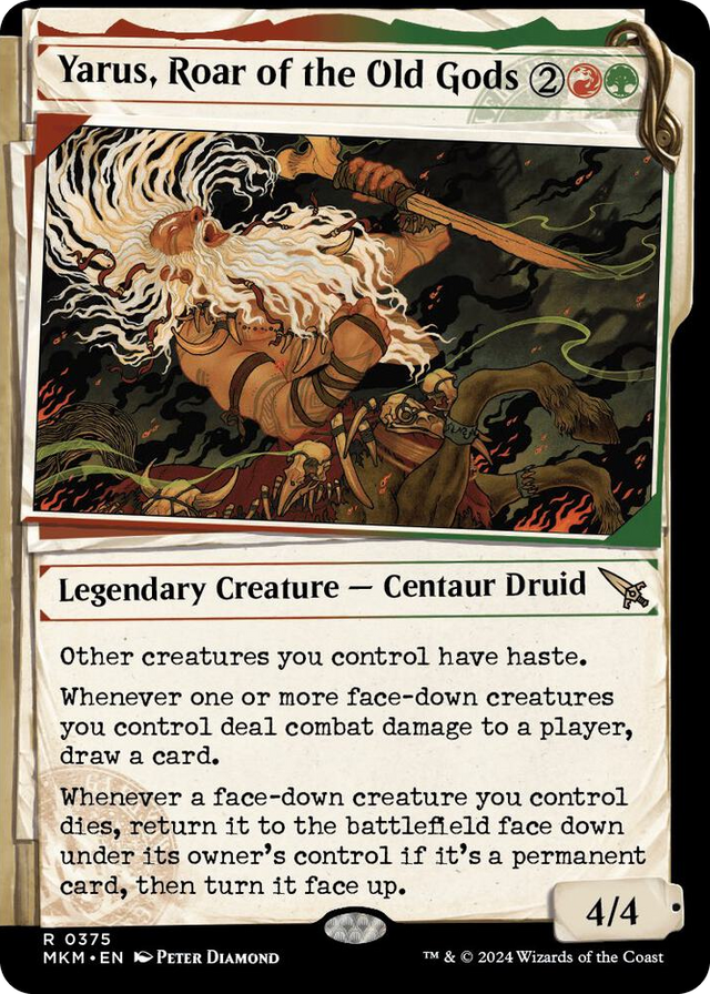 0375 Yarus, Roar of the Old Gods (Showcase) R Murders at Karlov Manor