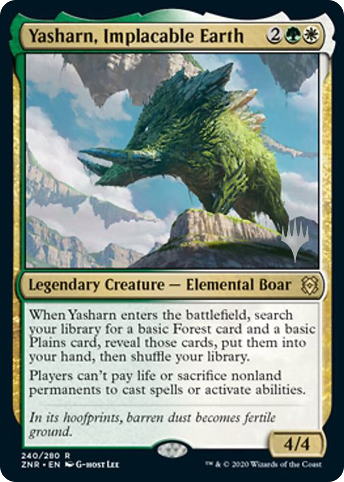 0240 Yasharn, Implacable Earth R Promo Pack: Zendikar Rising