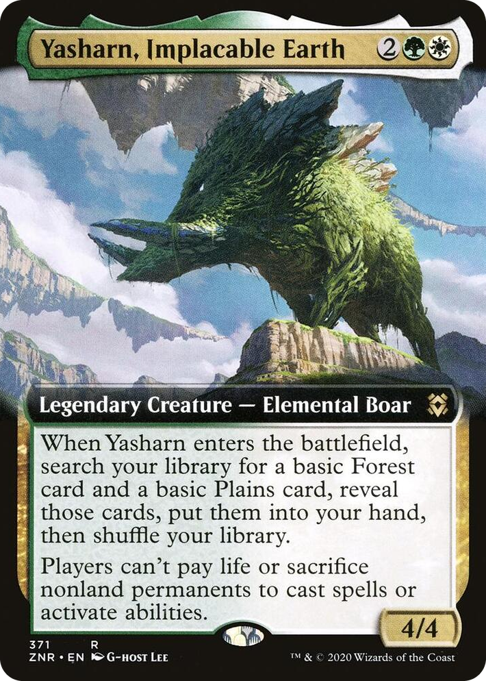 0371 Yasharn, Implacable Earth (Extended Art) R Zendikar Rising
