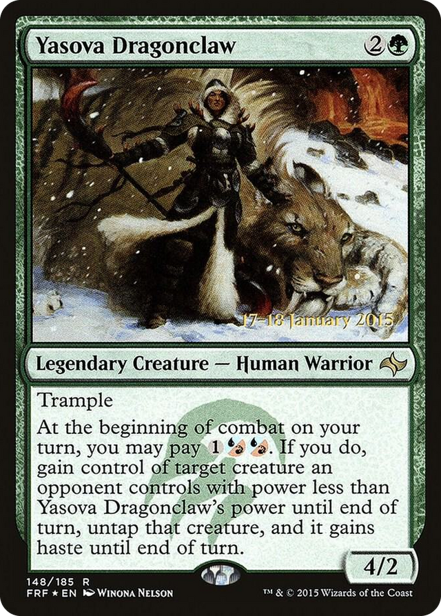 0148 Yasova Dragonclaw R Prerelease Cards