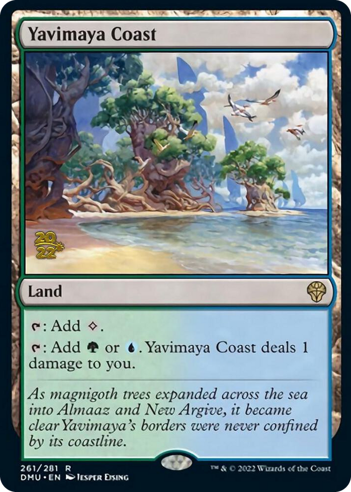 Yavimaya Coast #261 R - Prerelease Cards Pokemon card