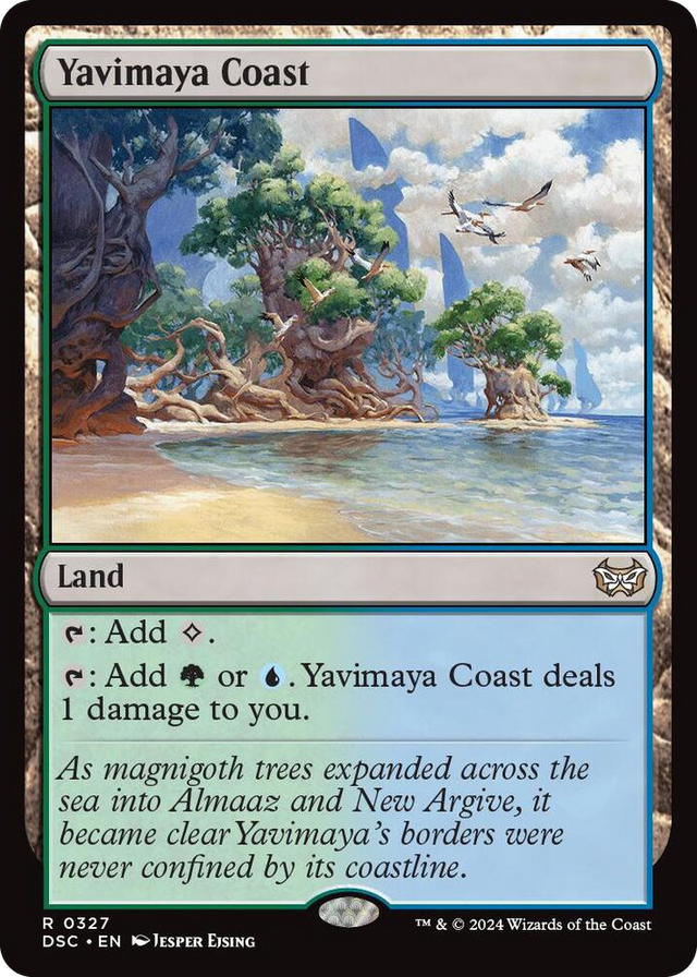0327 Yavimaya Coast R Commander: Duskmourn: House of Horror