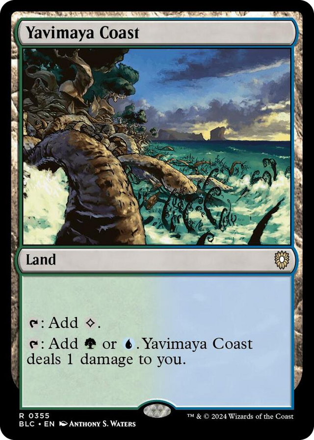 0355 Yavimaya Coast R Commander: Bloomburrow