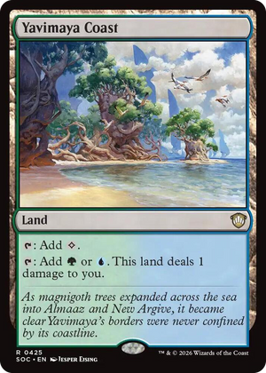 0425 Yavimaya Coast R Commander: Secrets of Strixhaven