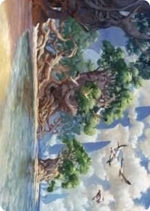 0061 Yavimaya Coast Art Card S Art Series: Dominaria United