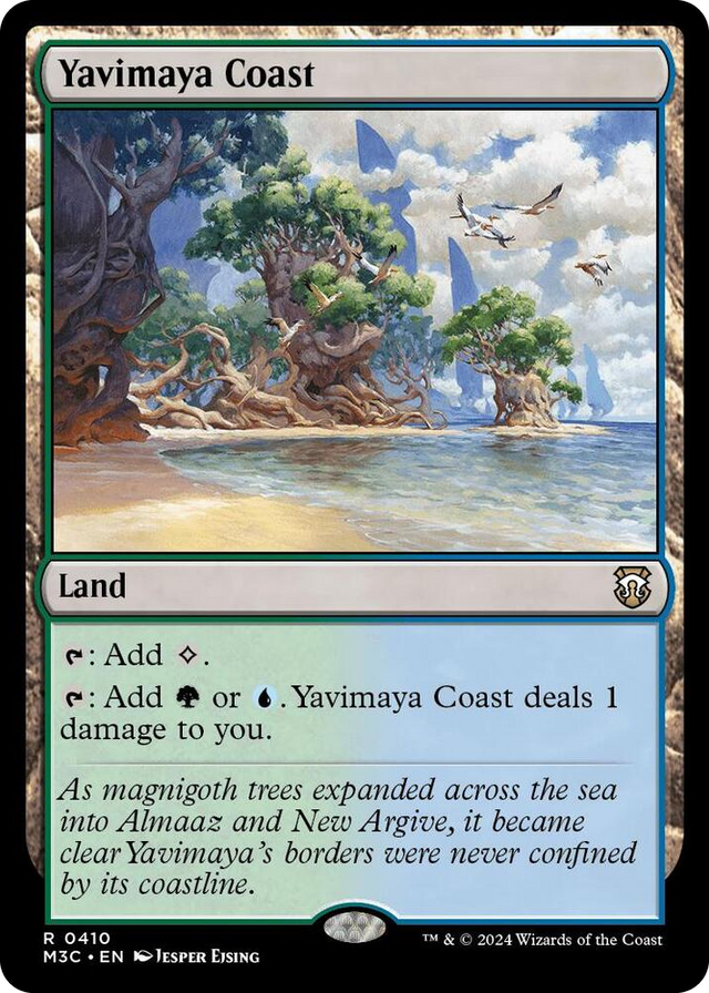 0410 Yavimaya Coast (Ripple Foil) R Commander: Modern Horizons 3
