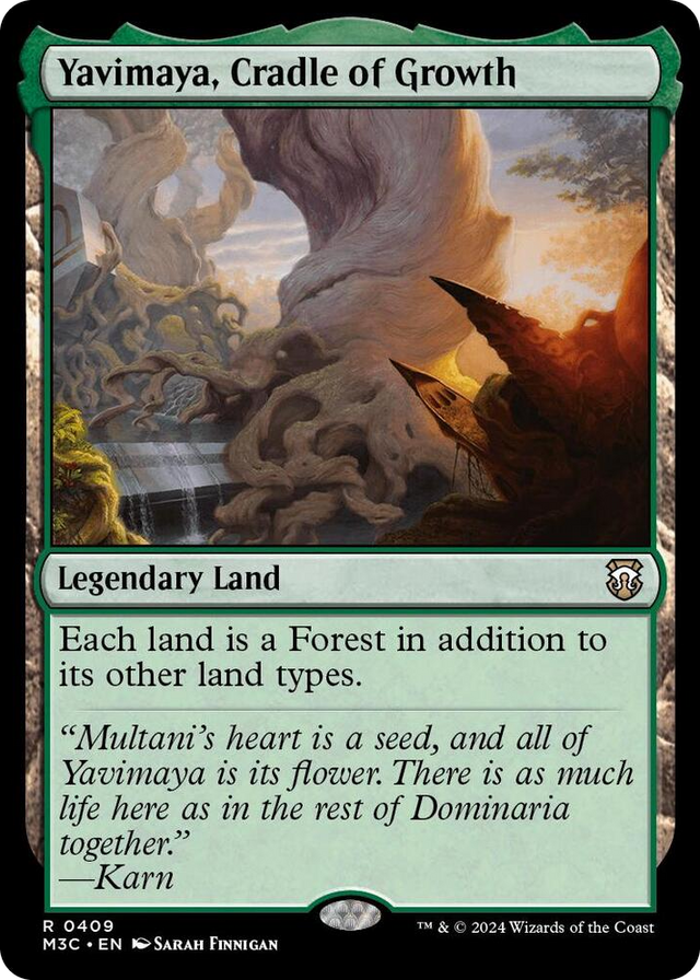 0409 Yavimaya, Cradle of Growth R Commander: Modern Horizons 3