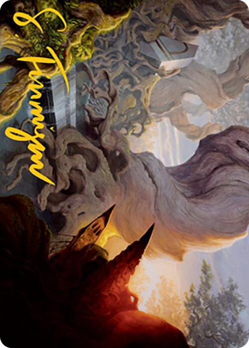 0066 Yavimaya, Cradle of Growth Art Card (Gold-Stamped Signature) S Art Series: Modern Horizons 2