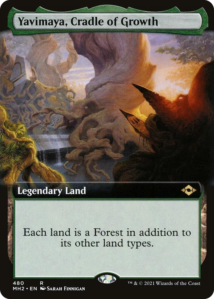 0480 Yavimaya, Cradle of Growth (Extended Art) R Modern Horizons 2