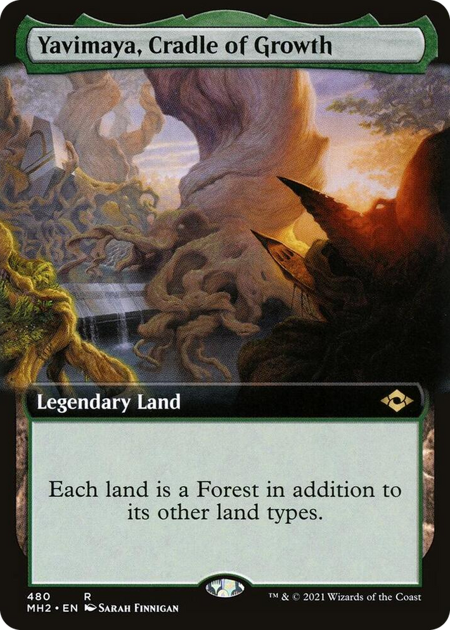 0480 Yavimaya, Cradle of Growth (Extended Art) R Modern Horizons 2