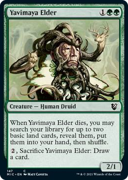 0147 Yavimaya Elder C Commander: Innistrad: Midnight Hunt