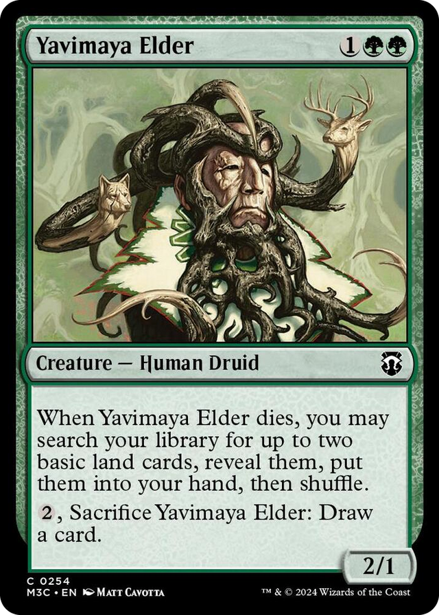 0254 Yavimaya Elder C Commander: Modern Horizons 3