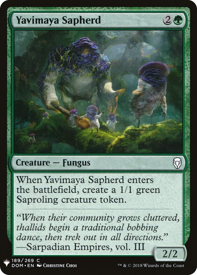 0189 Yavimaya Sapherd C The List Reprints