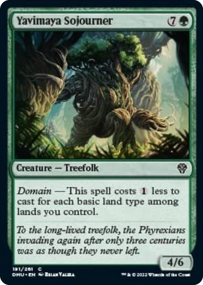 0191 Yavimaya Sojourner C Dominaria United