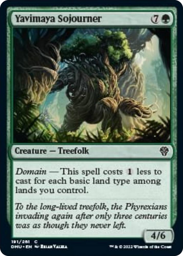 0191 Yavimaya Sojourner C Dominaria United