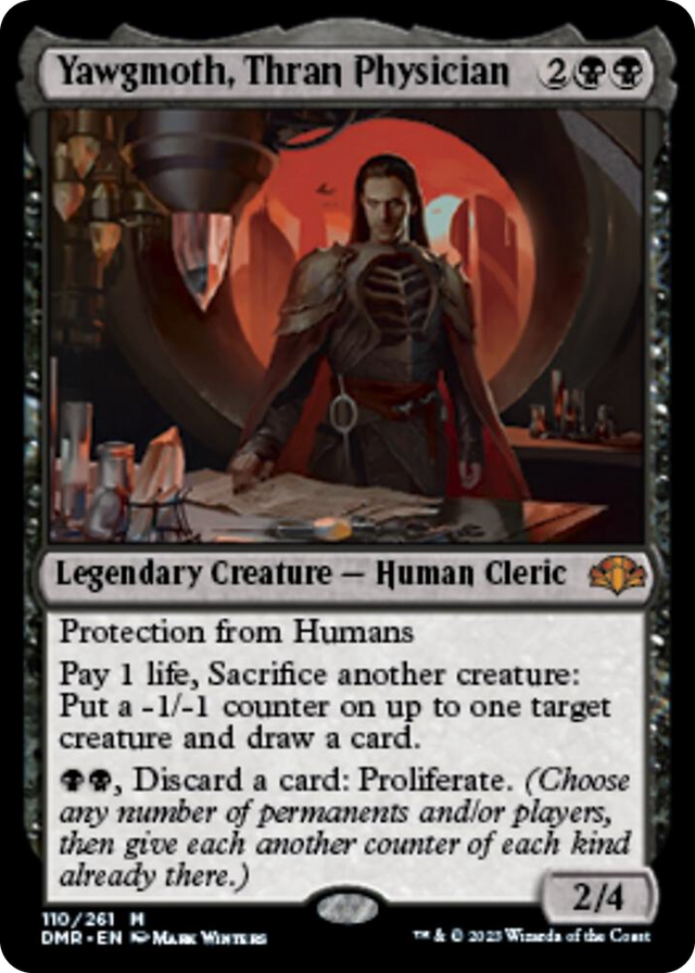 0110 Yawgmoth, Thran Physician M Dominaria Remastered