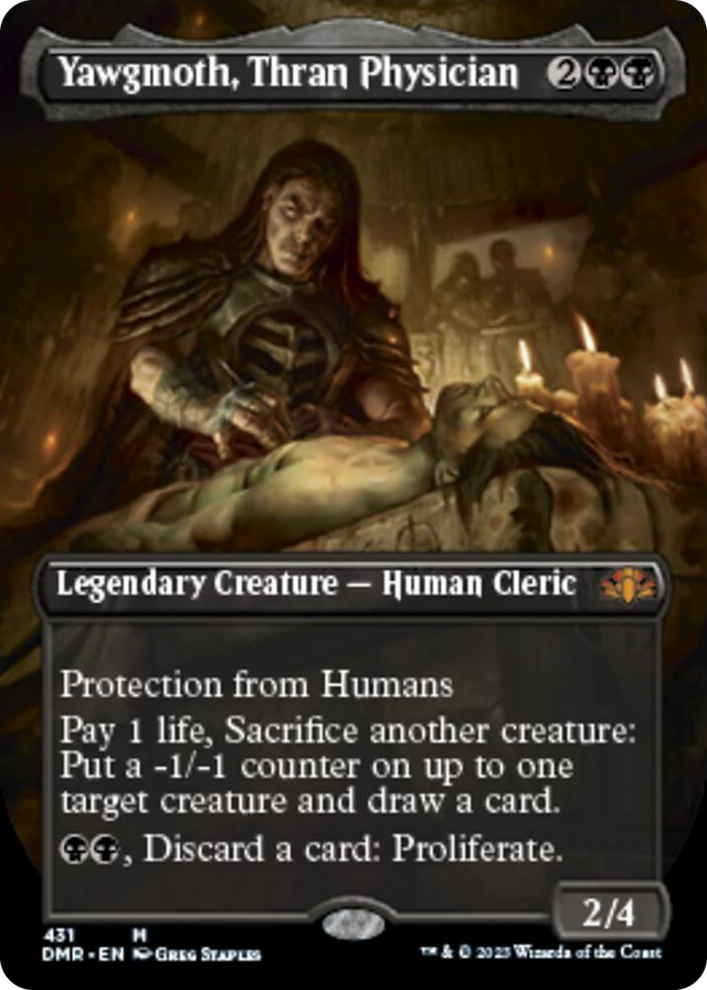 0431 Yawgmoth, Thran Physician (Borderless) M Dominaria Remastered