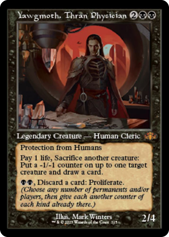 0315 Yawgmoth, Thran Physician (Retro Frame) M Dominaria Remastered
