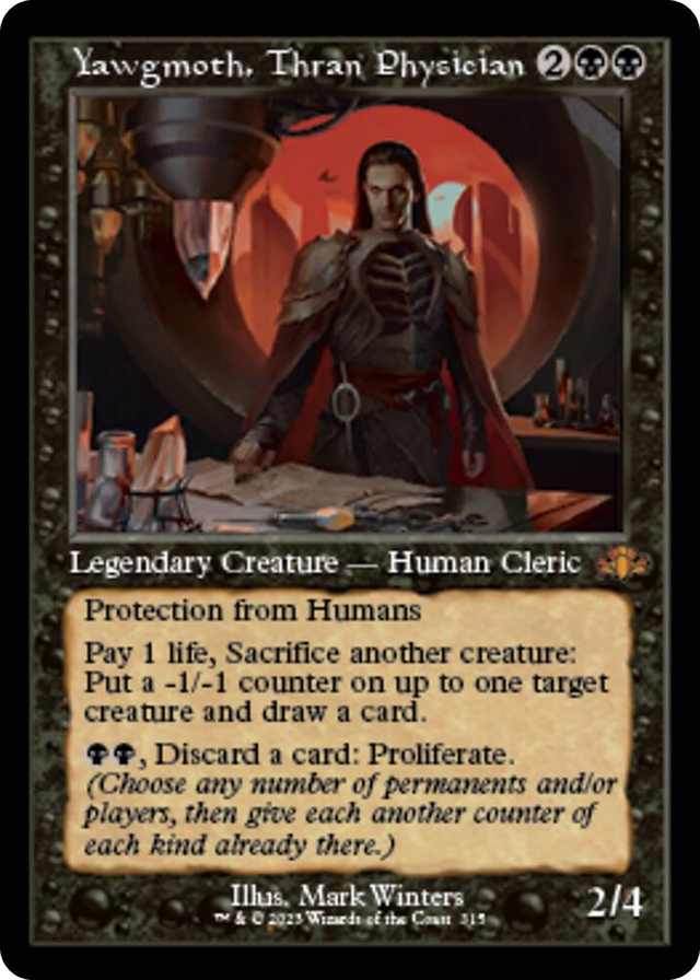 0315 Yawgmoth, Thran Physician (Retro Frame) M Dominaria Remastered