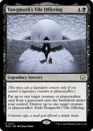 0271 Yawgmoth's Vile Offering R Commander: March of the Machine