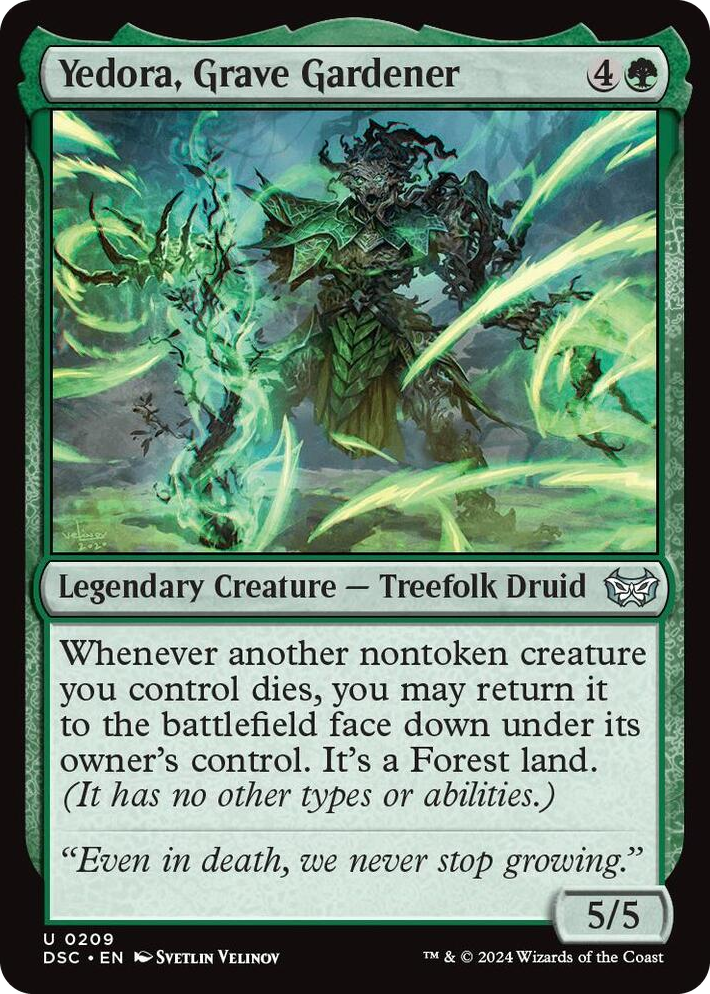 0209 Yedora, Grave Gardener U Commander: Duskmourn: House of Horror