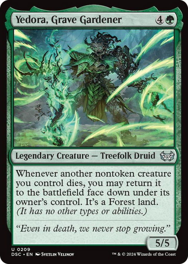 0209 Yedora, Grave Gardener U Commander: Duskmourn: House of Horror
