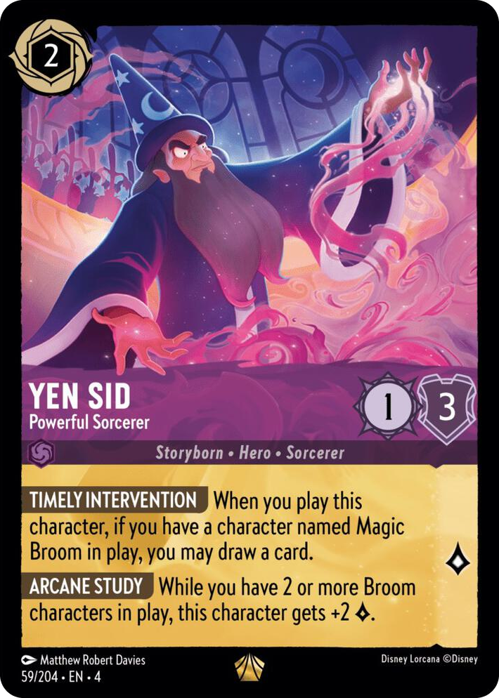0059 Yen Sid - Powerful Sorcerer Legendary Ursula's Return