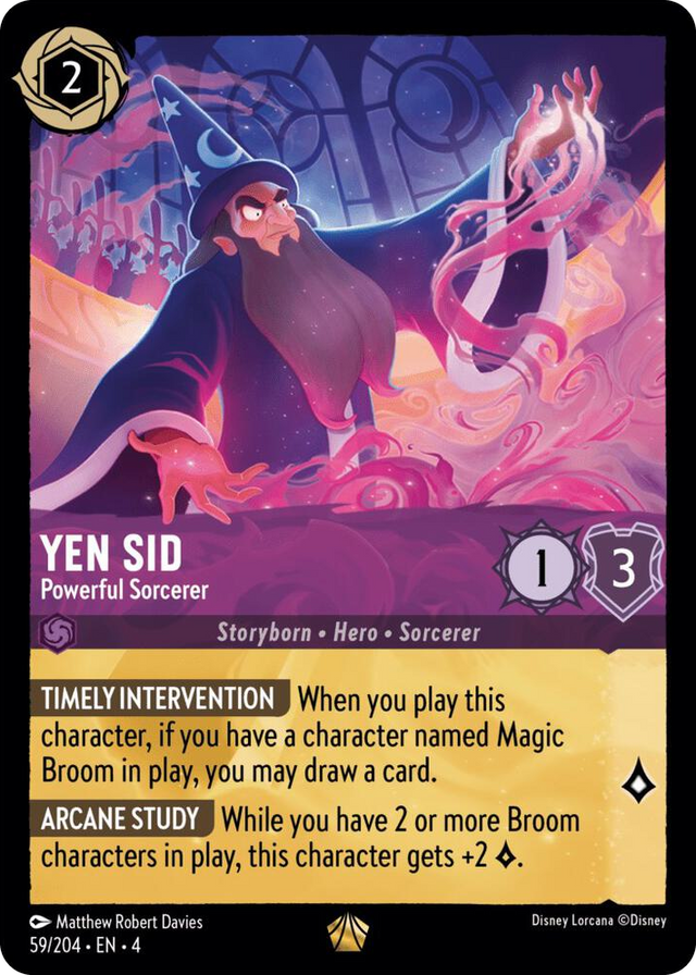 0059 Yen Sid - Powerful Sorcerer Legendary Ursula's Return