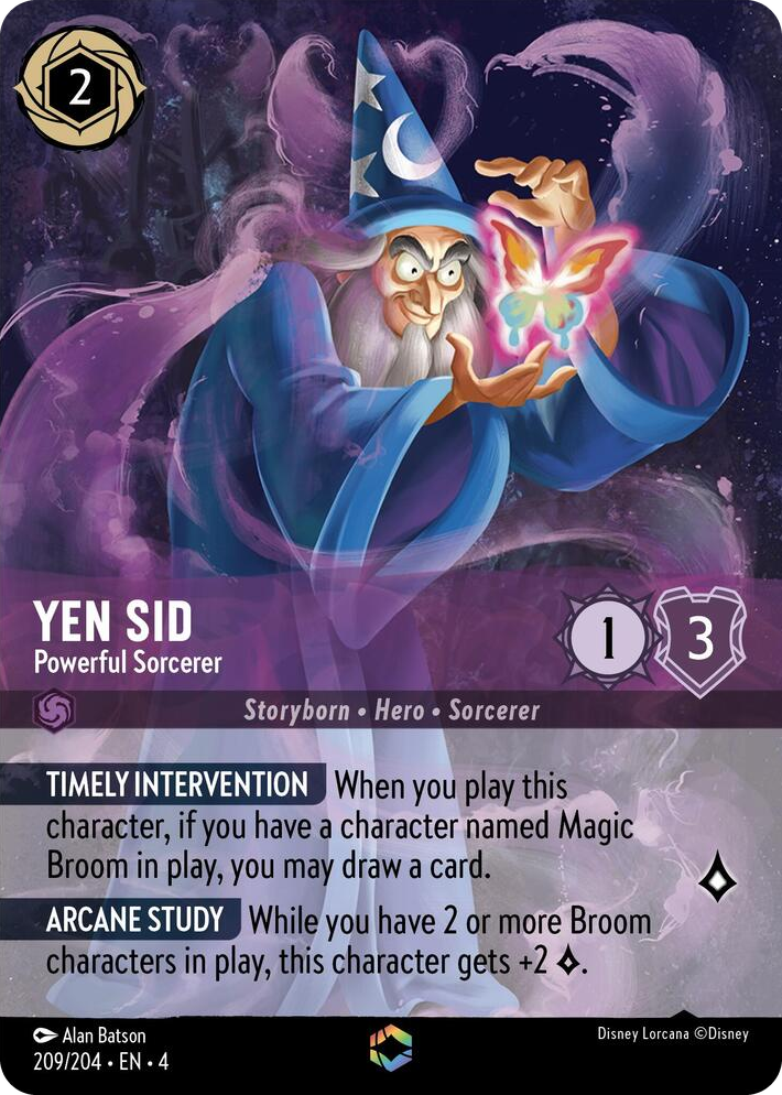 0209 Yen Sid - Powerful Sorcerer (Enchanted) Enchanted Ursula's Return