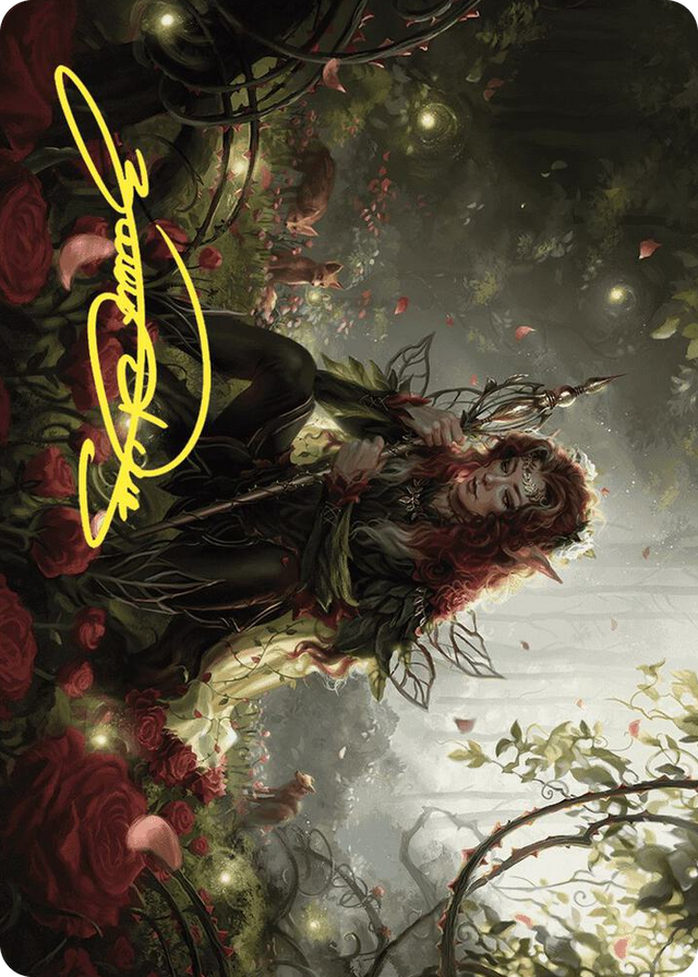 0035 Yenna, Redtooth Regent Art Card (Gold-Stamped Signature) S Art Series: Wilds of Eldraine