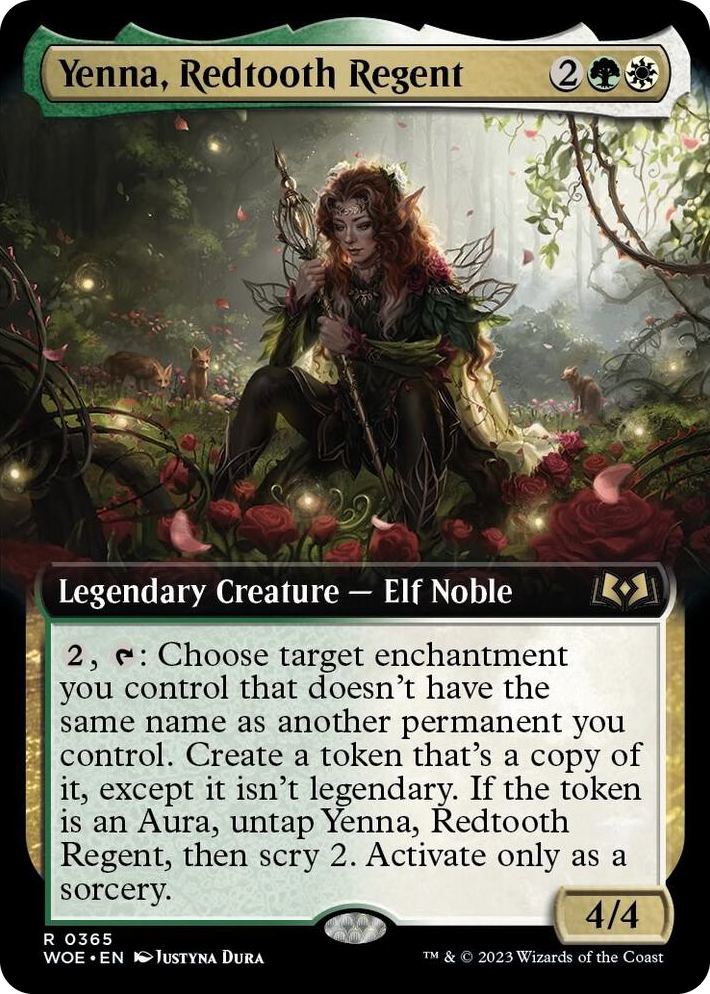 0365 Yenna, Redtooth Regent (Extended Art) R Wilds of Eldraine