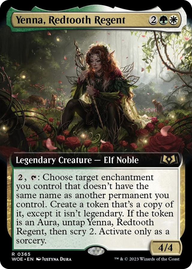 0365 Yenna, Redtooth Regent (Extended Art) R Wilds of Eldraine