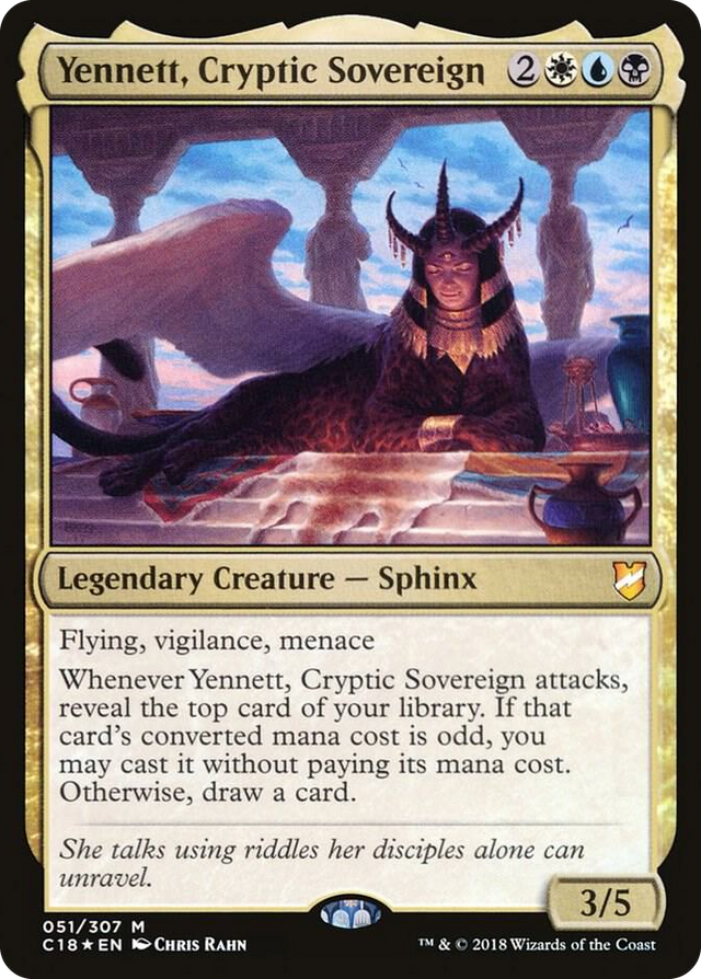 0051 Yennett, Cryptic Sovereign M Commander 2018