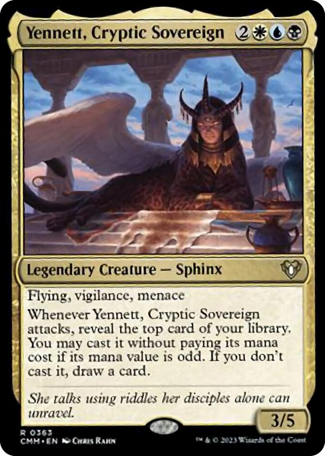 0363 Yennett, Cryptic Sovereign R Commander Masters