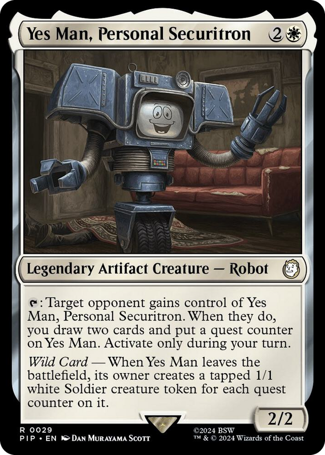 0029 Yes Man, Personal Securitron R Universes Beyond: Fallout