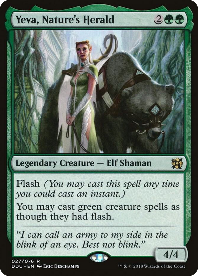 0027 Yeva, Nature's Herald R Duel Decks: Elves vs. Inventors