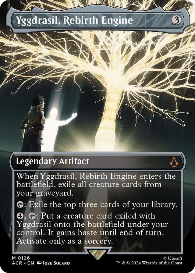 0126 Yggdrasil, Rebirth Engine (Borderless) M Universes Beyond: Assassin's Creed