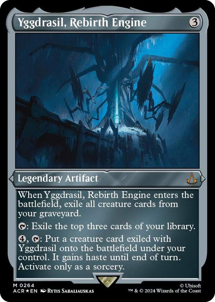 0264 Yggdrasil, Rebirth Engine (Foil Etched) M Universes Beyond: Assassin's Creed