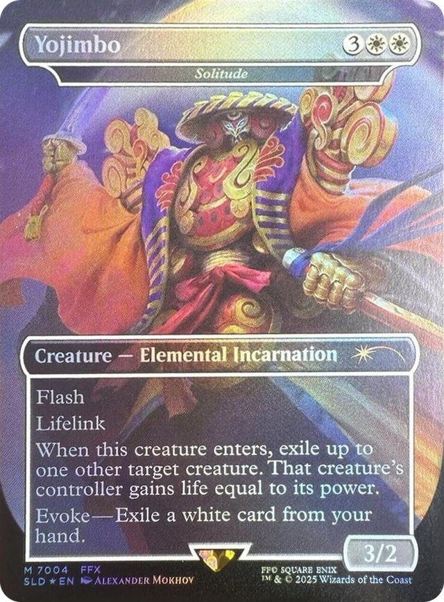 7004 Yojimbo - Solitude (Rainbow Foil) M Secret Lair Drop Series
