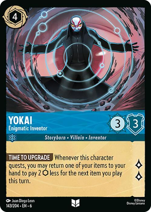 0143 Yokai - Enigmatic Inventor Uncommon Azurite Sea