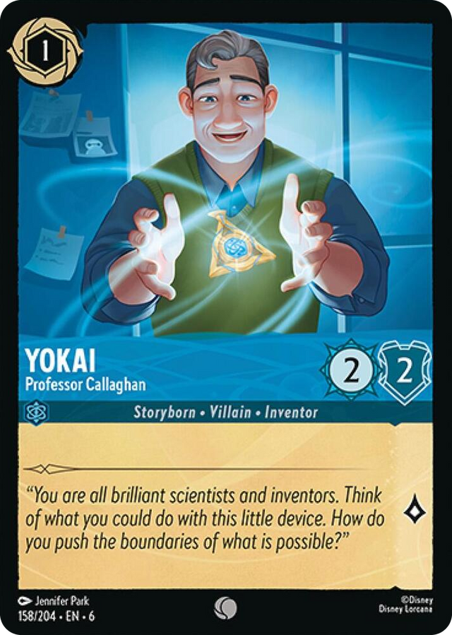 0158 Yokai - Professor Callaghan Common Azurite Sea