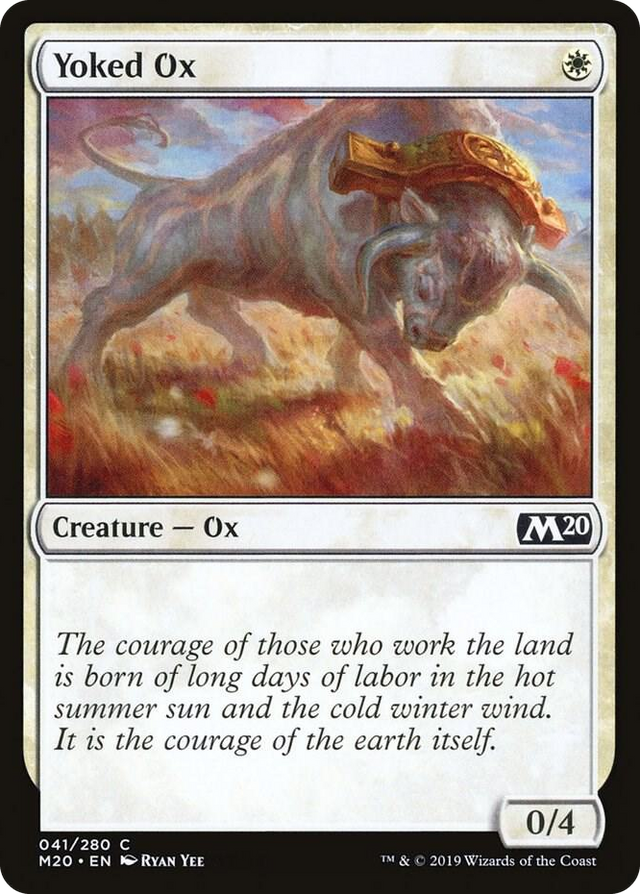0041 Yoked Ox C Core Set 2020