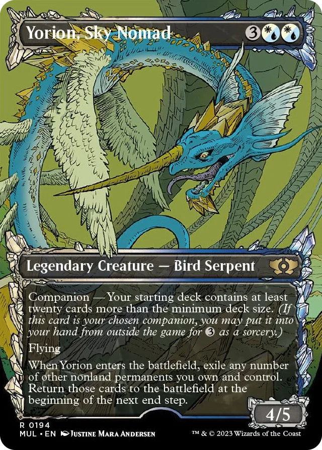 0194 Yorion, Sky Nomad (Halo Foil) R March of the Machine: Multiverse Legends