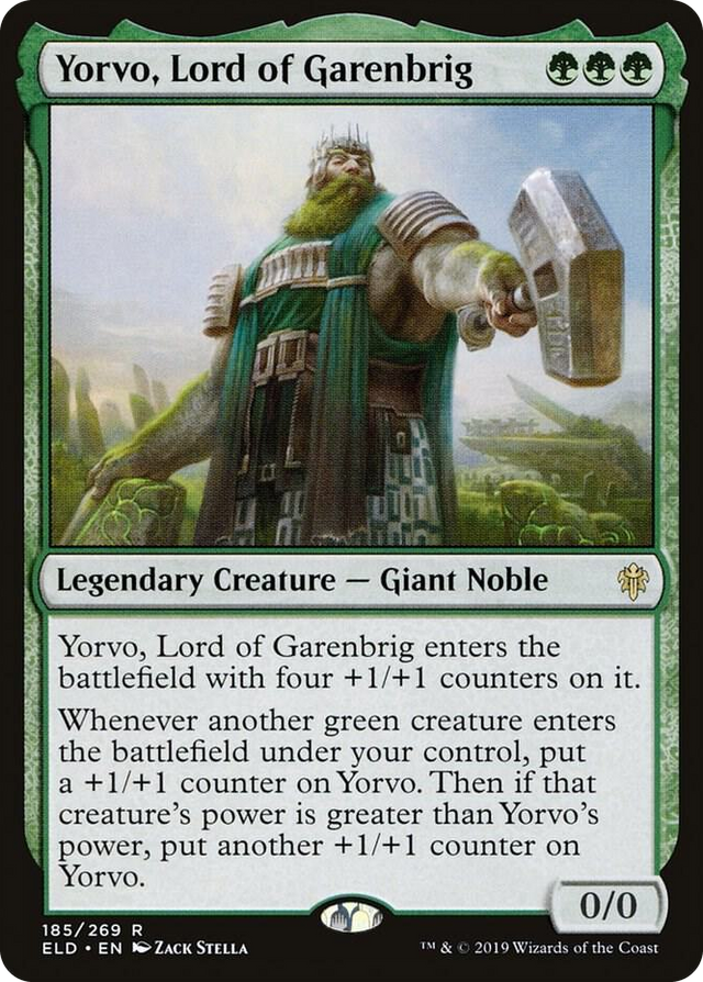 0185 Yorvo, Lord of Garenbrig R Throne of Eldraine