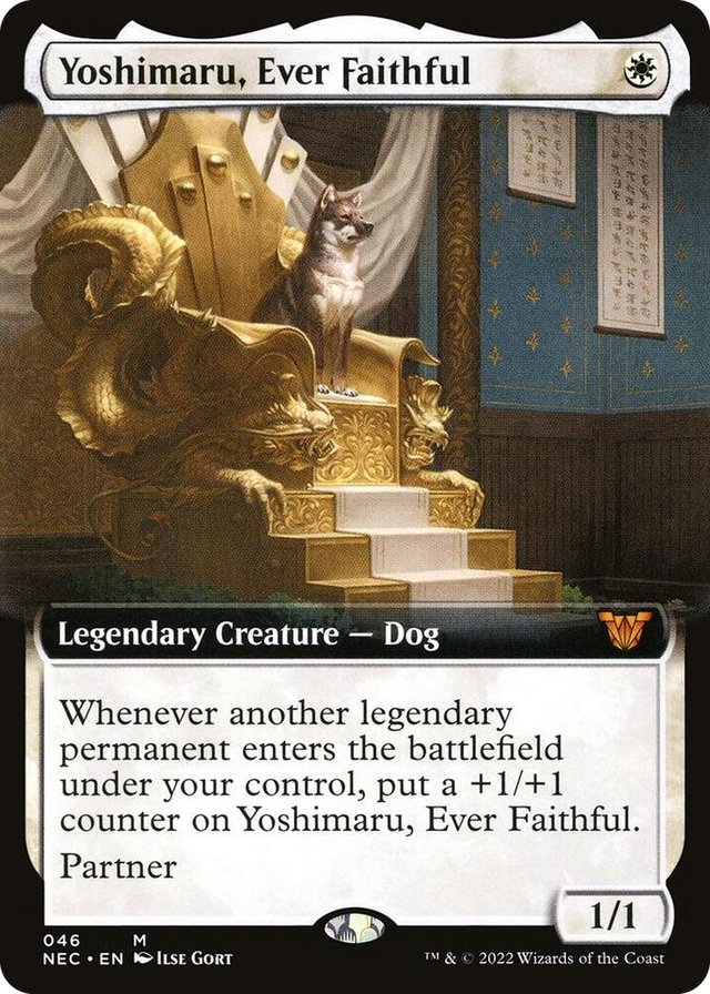 0046 Yoshimaru, Ever Faithful (Extended Art) M Commander: Kamigawa: Neon Dynasty